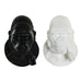 Стенна лампа DKD Home Decor 23 x 19 x 32 cm Черен Бял Смола
