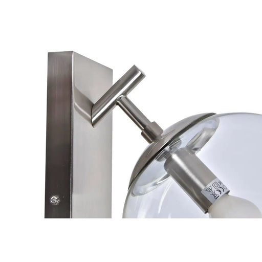 Стенна лампа DKD Home Decor 25W Кристал Сребрист Метал 220