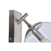 Стенна лампа DKD Home Decor 25W Кристал Сребрист Метал 220