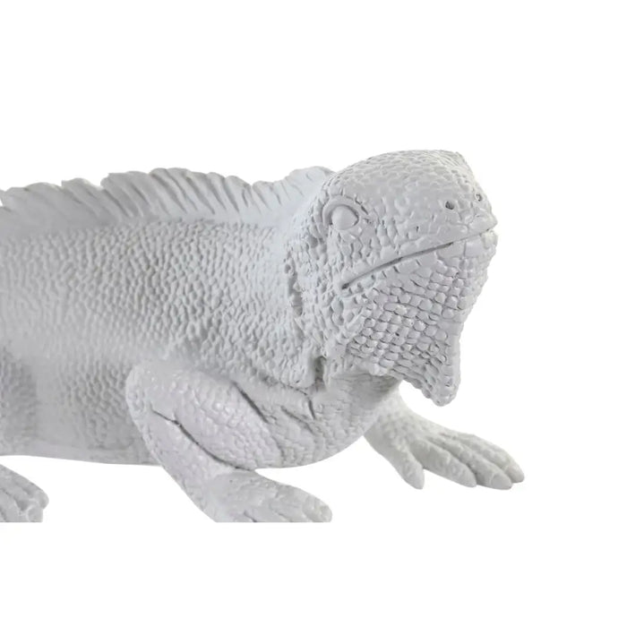Стенна лампа DKD Home Decor Бял 50 W Модерен Игуана Гущер