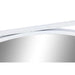Стенно огледало DKD Home Decor Бял 85,5 x 3 x 85,5 cm (3