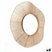 Стенно огледало Gift Decor Естествен Вълни 59 x 11 x 59 cm