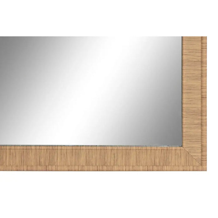 Стенно огледало Home ESPRIT Кафяв Естествен Scandi 93,5 X