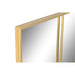 Стенно огледало Home ESPRIT Златен Прозорец 122 x 1 x 122 cm