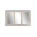 Стенно огледало Home ESPRIT Бял Сив Естествен 150 x 5 x 90