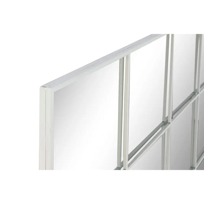 Стенно огледало Home ESPRIT Бял Прозорец Scandi 122 x 2 x