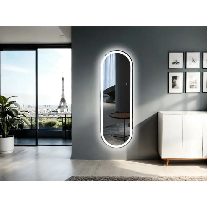 Стенно огледало Home ESPRIT Модерен 50 x 0,5 x 150 cm
