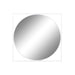 Стенно огледало DKD Home Decor Бял 85,5 x 3 x 85,5 cm (3