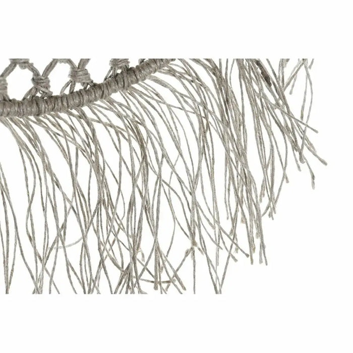 Стенно огледало DKD Home Decor Естествен Bali 60 x 4 x 60 cm