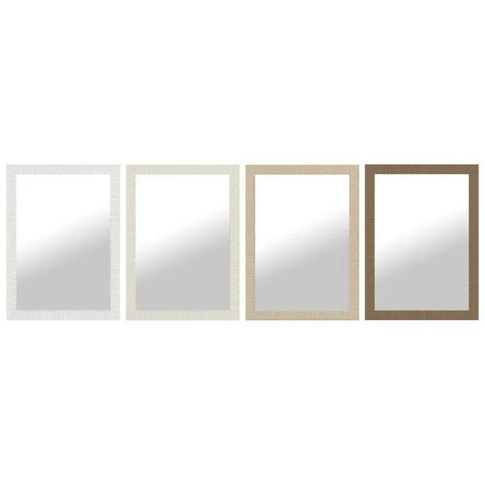 Стенно огледало DKD Home Decor Кафяв Черен Тъмно сив