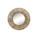 Стенно огледало DKD Home Decor Кафяв Естествен Град 60 x 6