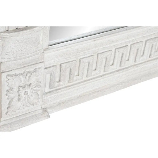 Стенно огледало DKD Home Decor Сив романтичен 133 x 8,5 x