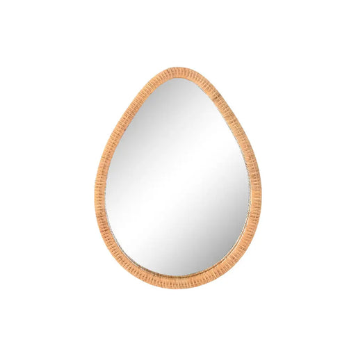 Стенно огледало Home ESPRIT Естествен Scandi 60 x 4 x 80 cm
