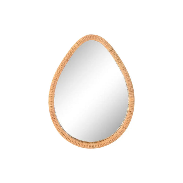 Стенно огледало Home ESPRIT Естествен Scandi 60 x 4 x 80 cm