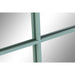 Стенно огледало Home ESPRIT Зелен Прозорец Scandi 122 x 2 x