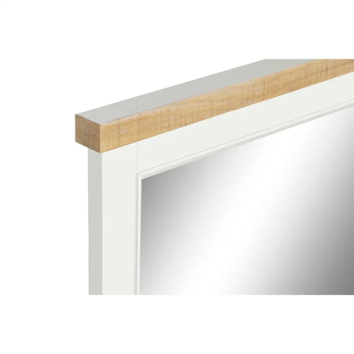 Стенно огледало DKD Home Decor Кафяв Бежов романтичен 90 x