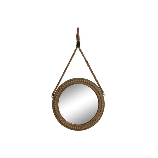 Стенно огледало Home ESPRIT Кафяв Колониален Топки 38 x 4 x