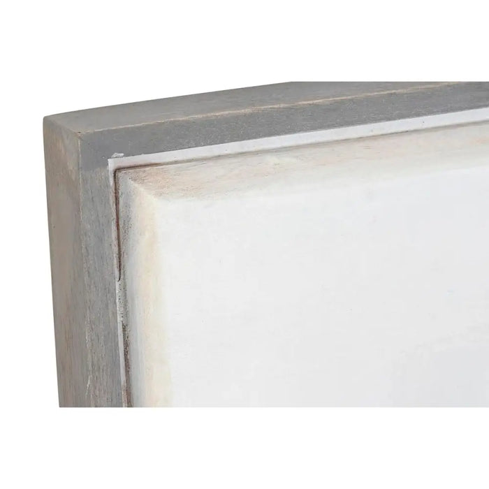 Стенно огледало DKD Home Decor Бял Модерен Ромб 154 x 4 x