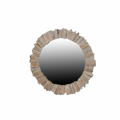 Стенно огледало DKD Home Decor Бял Стволове Alpino 112 x 4