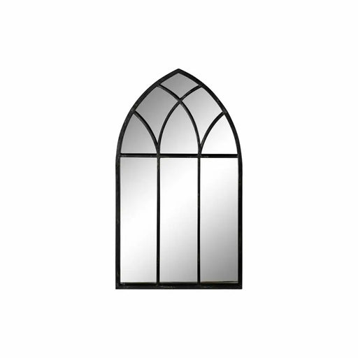 Стенно огледало DKD Home Decor Черен Прозорец 36 x 2 x 65