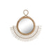 Стенно огледало DKD Home Decor Кафяв Естествен Град 68 x 2