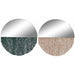 Стенно огледало DKD Home Decor Зелен Златен Ресни 50 x 0,5