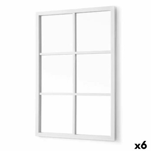 Стенно огледало Gift Decor Бял Väljakud 70 x 47 x 2 cm (6