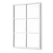 Стенно огледало Gift Decor Бял Väljakud 70 x 47 x 2 cm (6