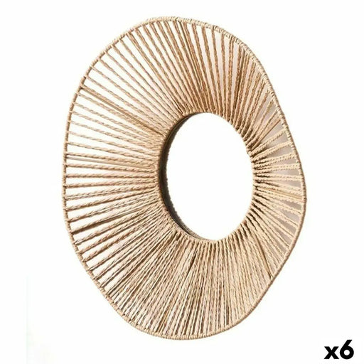 Стенно огледало Gift Decor Естествен Вълни 41 x 8 x 41 cm