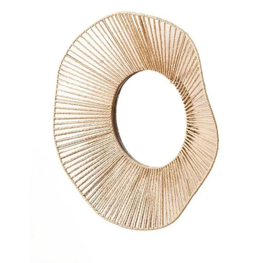 Стенно огледало Gift Decor Естествен Вълни 52 x 9 x 51 cm