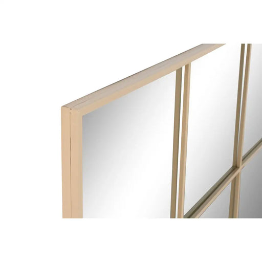Стенно огледало Home ESPRIT Бежов Прозорец Scandi 122 x 2 x
