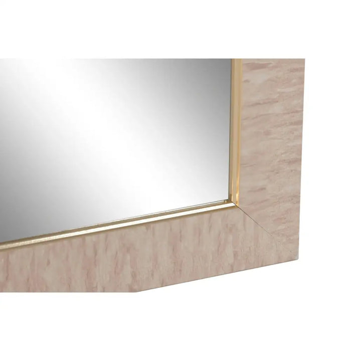 Стенно огледало Home ESPRIT Бял Кафяв Бежов Сив Модерен (4