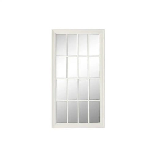 Стенно огледало Home ESPRIT Бял Прозорец 68 x 4 x 128 cm