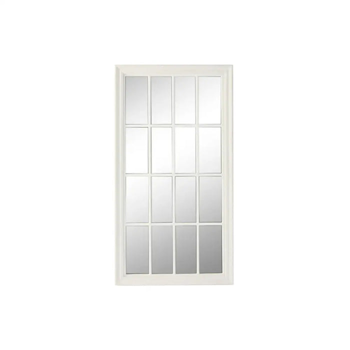 Стенно огледало Home ESPRIT Бял Прозорец 68 x 4 x 128 cm
