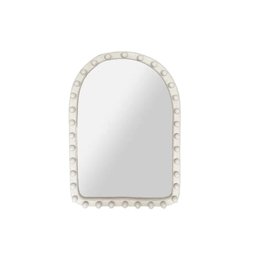 Стенно огледало Home ESPRIT Бял Scandi 60 x 3,5 x 85 cm