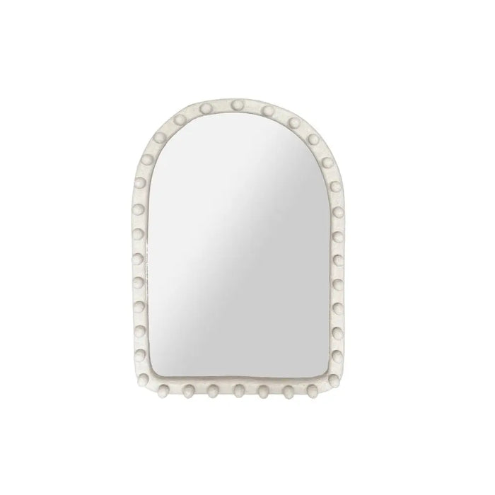 Стенно огледало Home ESPRIT Бял Scandi 60 x 3,5 x 85 cm