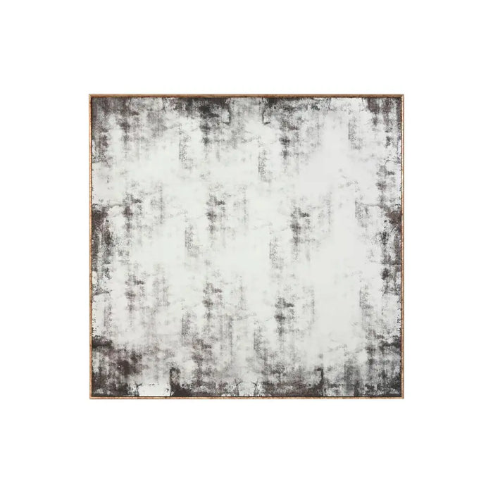 Стенно огледало Home ESPRIT Черен Златен Vintage 80 x 4 x