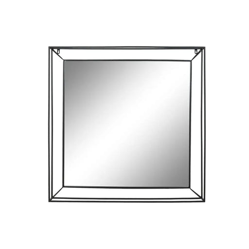 Стенно огледало Home ESPRIT Черен Vintage 90 x 10 x 90 cm