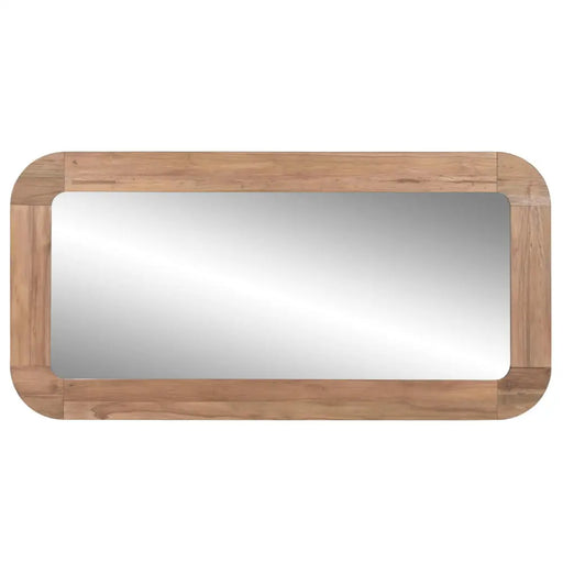 Стенно огледало Home ESPRIT Естествен Модерен 200 X 7 X 100