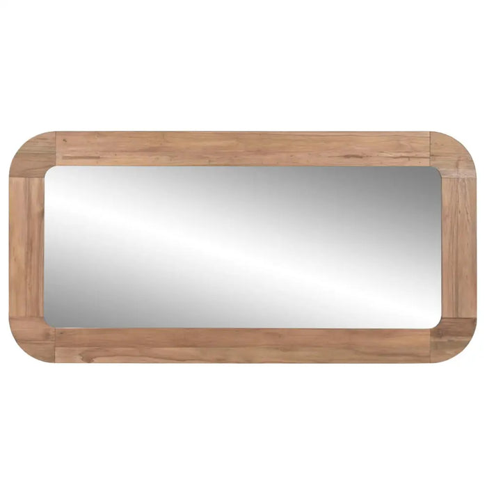Стенно огледало Home ESPRIT Естествен Модерен 200 X 7 X 100