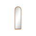 Стенно огледало Home ESPRIT Естествен Scandi 48,5 x 4,5 x