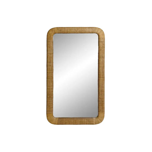 Стенно огледало Home ESPRIT Естествен Тропически 55 x 4 x