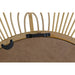 Стенно огледало Home ESPRIT Естествен Scandi 80 x 2 x 80 cm