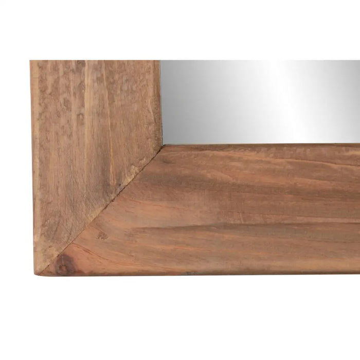 Стенно огледало Home ESPRIT Естествен Alpino 100 X 4 X 60 CM