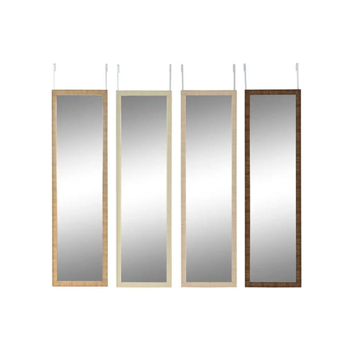Стенно огледало Home ESPRIT Кафяв Бежов Сив Естествен 35 x