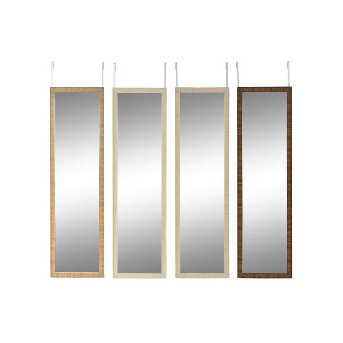 Стенно огледало Home ESPRIT Кафяв Бежов Сив Естествен 35 x
