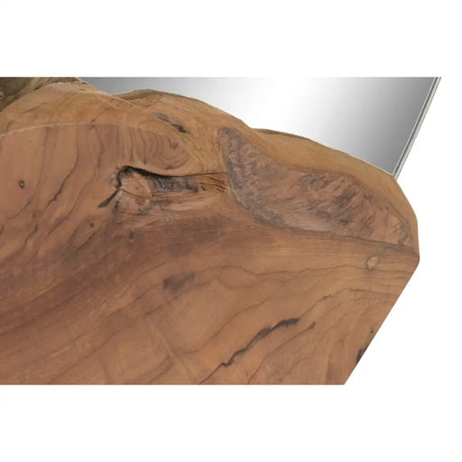 Стенно огледало Home ESPRIT Кафяв Bali 100 x 5 x 100 cm