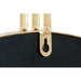 Стенно огледало Home ESPRIT Златен 85 x 2 x 85 cm