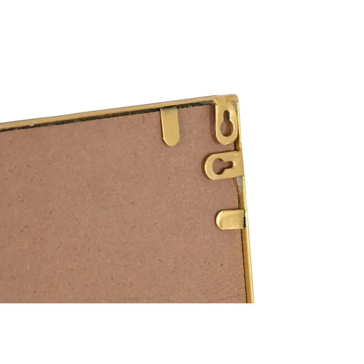 Стенно огледало Home ESPRIT Златен Прозорец 122 x 1 x 122 cm