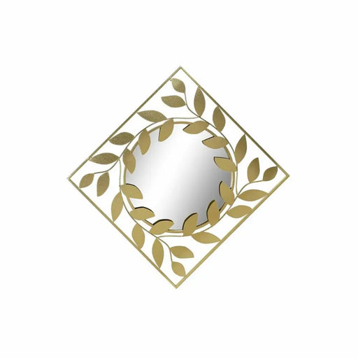 Стенно огледало DKD Home Decor Златен Laurel 120 x 2,5 x